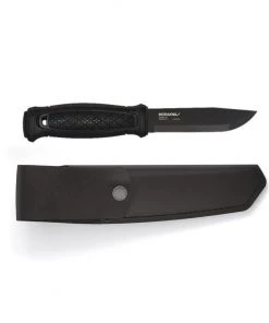 INDUSTRIAL REVOLUTIONS Survival Gear Mora Garberg Carbon - Leather Sheath