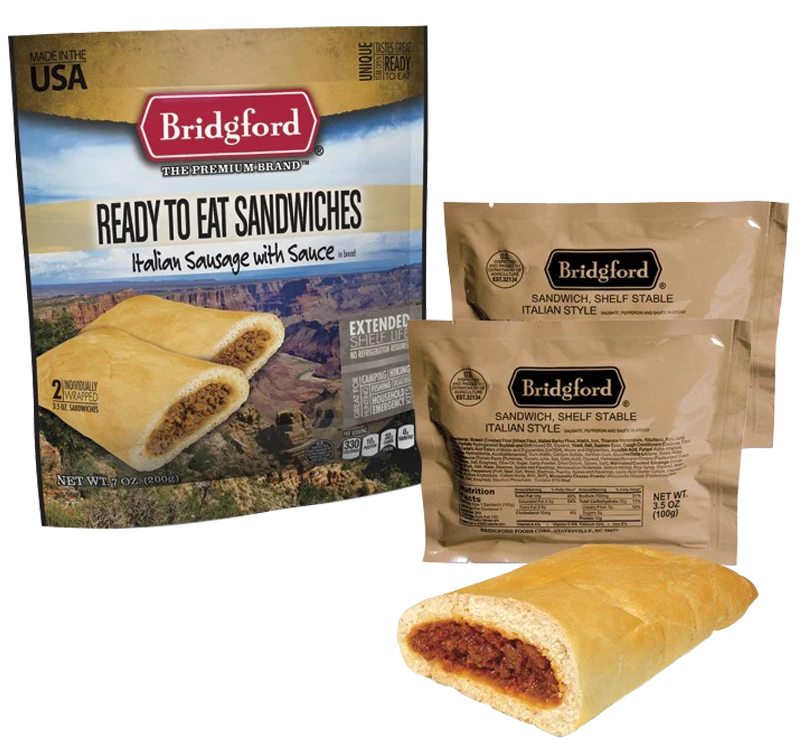 Survival Gear Bridgford Foods Corporation - Italian Style (2pk) 3 Survival Gear Bridgford Foods Corporation - Italian Style (2pk)