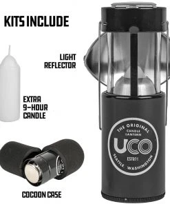 INDUSTRIAL REVOLUTIONS Black - Original Candle Lantern Kit Survival Gear 5 INDUSTRIAL REVOLUTIONS Black - Original Candle Lantern Kit Survival Gear