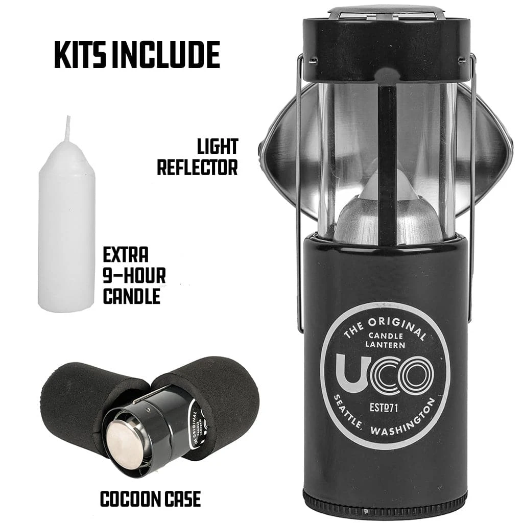 INDUSTRIAL REVOLUTIONS Black - Original Candle Lantern Kit Survival Gear 4 INDUSTRIAL REVOLUTIONS Black - Original Candle Lantern Kit Survival Gear