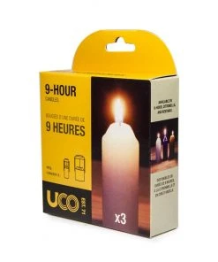 INDUSTRIAL REVOLUTIONS Survival Gear 9-Hour Candles (3 Pack)