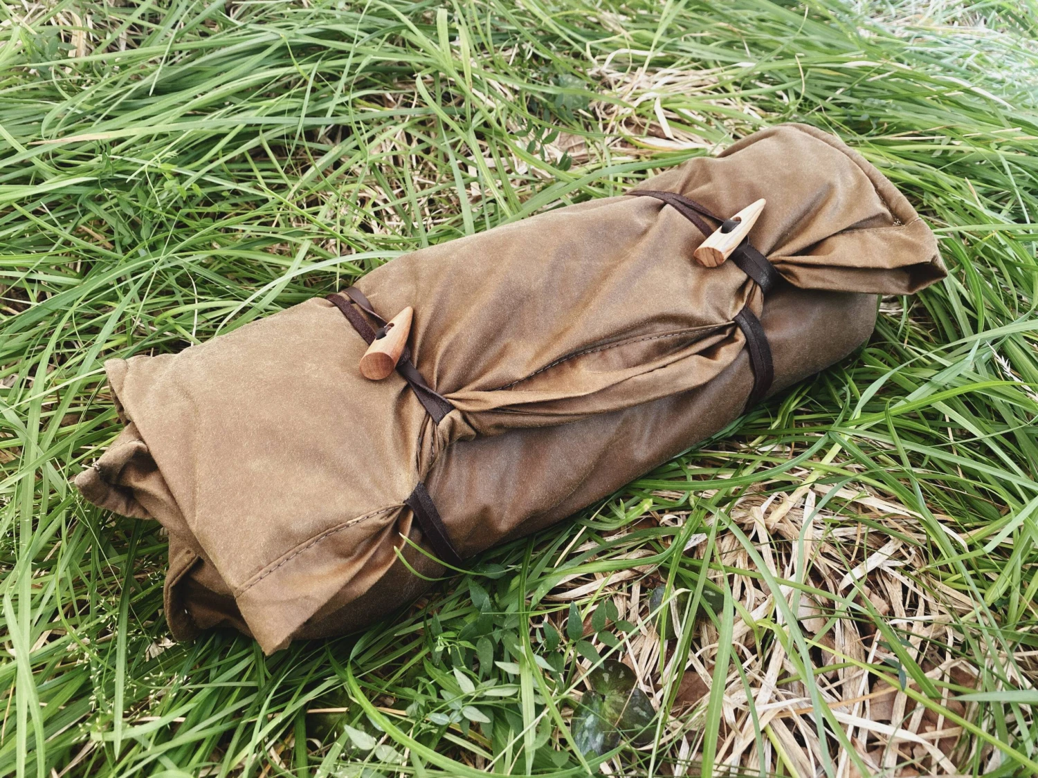 Bushcraft Spain Survival Gear Oilskin Knapsack - Brown 5 Bushcraft Spain Survival Gear Oilskin Knapsack - Brown